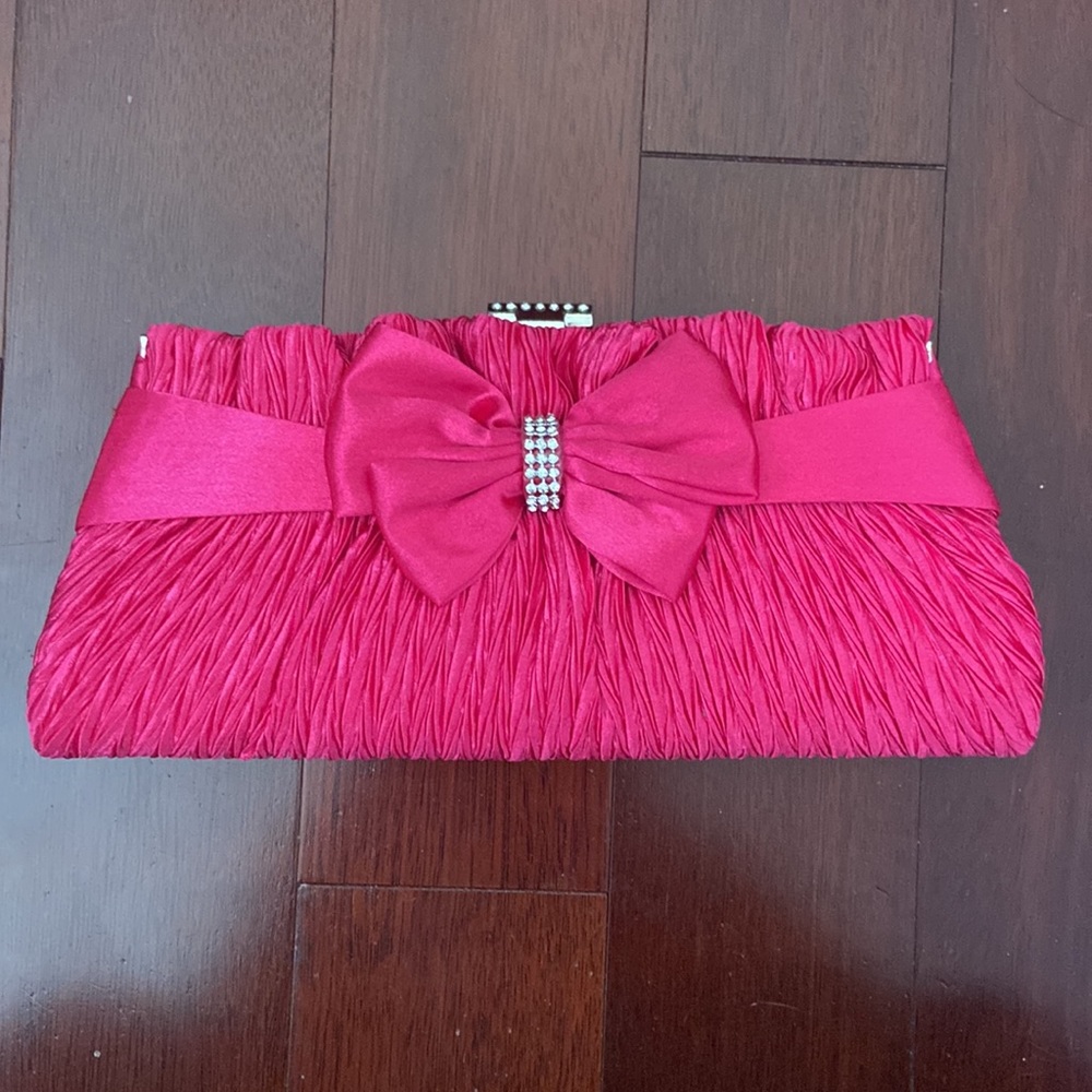 NWOT gyaru hot pink purse / clutch